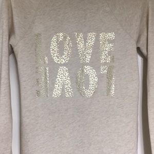 Love VS zip up hoodie